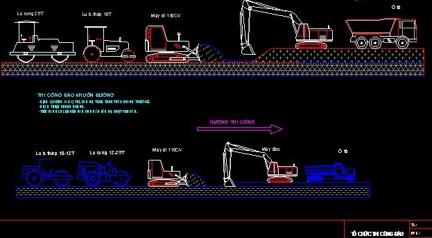 Bản vẽ biện pháp thi công mặt đường bê tông xi măng - Ảnh 3