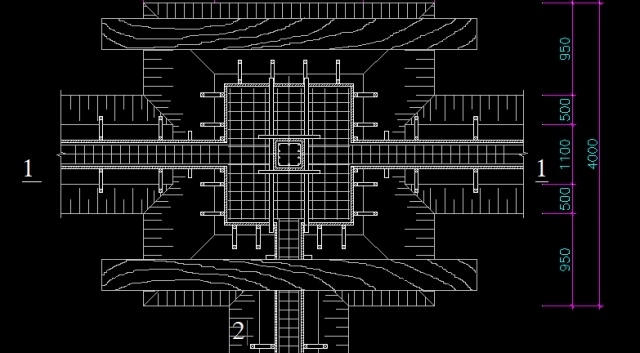 File thiết kế Bản vẽ biện pháp thi công ván khuôn móng