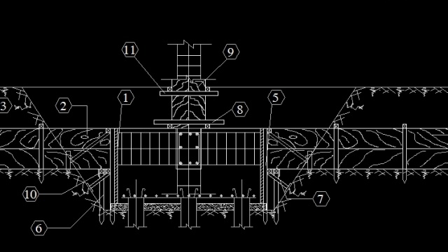Bản vẽ biện pháp thi công ván khuôn móng - Ảnh 2