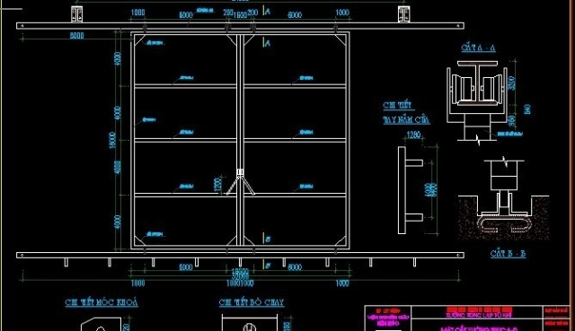 Bản vẽ cấu tạo nhà xưởng công nghiệp - Ảnh 4