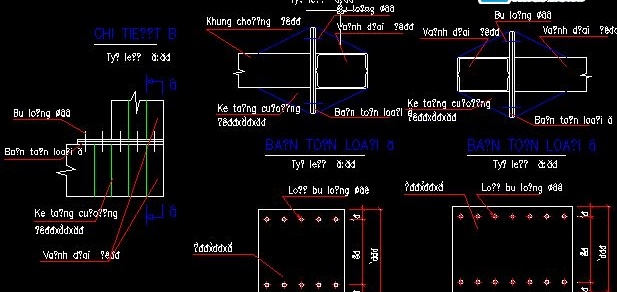 Bản vẽ Cấu tạo vòng vây cọc ván thép thi công trụ cầu - Ảnh 3