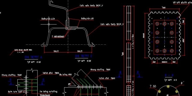 Bản vẽ Cấu tạo vòng vây cọc ván thép thi công trụ cầu - Ảnh 4