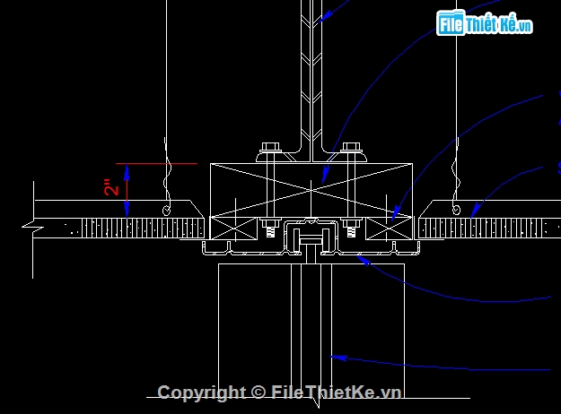 Bản vẽ chi tiết đường ray cửa trượt - Ảnh 2