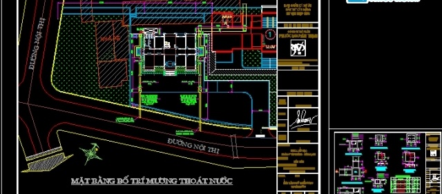 File thiết kế Bản vẽ chi tiết mương,hố ga