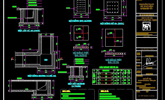 Bản vẽ chi tiết mương,hố ga - Ảnh 2