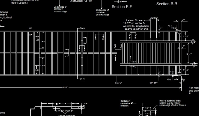 Bản vẽ container đầy đủ chi tiết - Ảnh 2