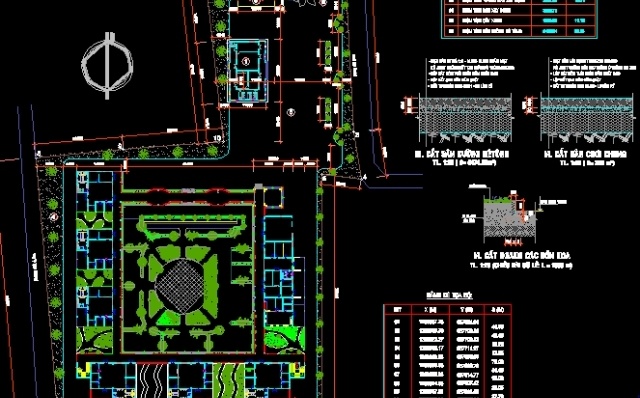 Bản vẽ file cad trường mầm non - Ảnh 2