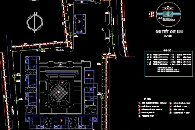 Bản vẽ file cad trường mầm non - Ảnh 3