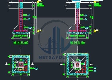 BẢN VẼ KẾT CẤU MÓNG ĐƠN - Ảnh 2
