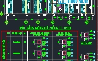 Bản vẽ móng băng tham khảo - Ảnh 2