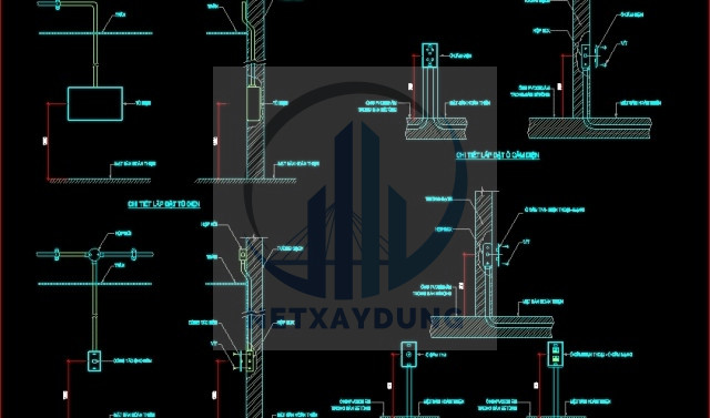 File thiết kế Bản vẽ thiết kế điện nước nhà dân