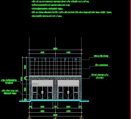 Bản vẽ xin cấp phép xây dựng nhà phố kích thước 5x20m (KT+KC) - Ảnh 2