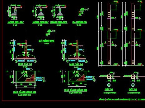 Bản vẽ xin cấp phép xây dựng nhà phố kích thước 5x20m (KT+KC) - Ảnh 3