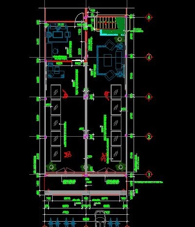 Bản vẽ xin cấp phép xây dựng nhà phố kích thước 5x20m (KT+KC) - Ảnh 4