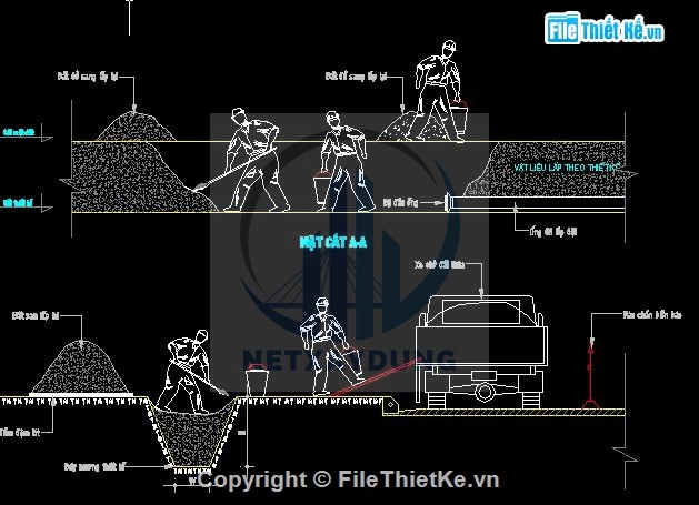 File thiết kế Biện pháp thi công trạm xử lý nước thải bệnh viện Đa khoa Bình Dương