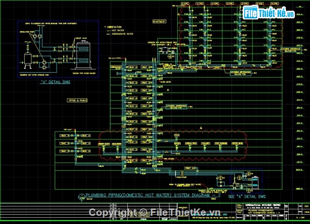 CAD Bản vẽ trung tâm thương mại Diamond plaza 2 tầng hầm + 21 tầng lầu - Ảnh 3