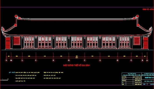 File cad bản vẽ kiến trúc đình chùa cổ - Ảnh 2