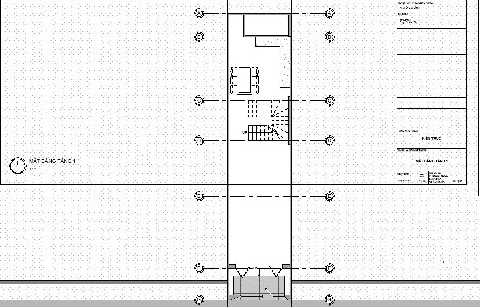 File revit nhà phố 3 tầng 4x18m miễn phí - Ảnh 7