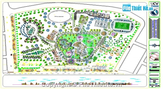 Kiến trúc quy hoạch tổng thể khu vui chơi