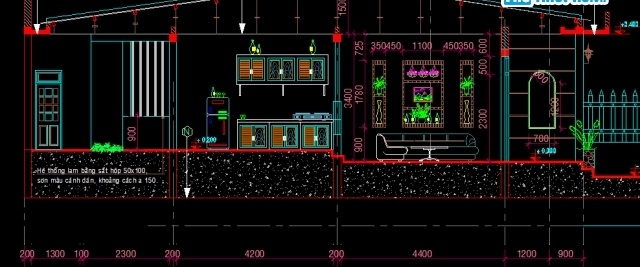 Mẫu nhà cấp 4 lợp mái tôn - Ảnh 2