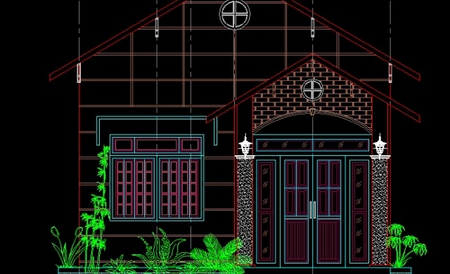 Mẫu nhà cấp 4 lợp mái tôn - Ảnh 3